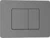 Кнопка смыва Iberica Blanca Inox-C IB.B011.008.000 вороненая сталь, 25x16 см