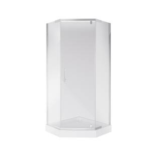 Душевой уголок Niagara Eco NG-010-14D 100x100x195 Универсальная, профиль Хром, 2 места