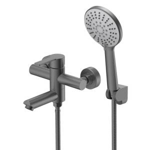 Смеситель для ванны с душем Agger Easy A3121255 оружейная сталь