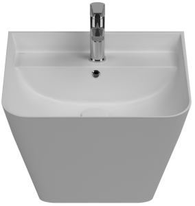 Раковина Isvea Sott'Aqua 10SQ37002SV-2L белый матовый, 50x42