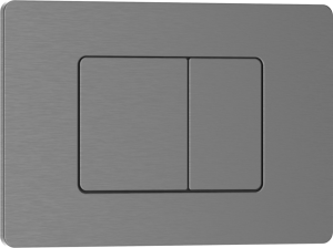 Кнопка смыва Iberica Blanca Inox-C IB.B011.008.000 вороненая сталь, 25x16 см