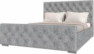 Кровать 1800х2000 НК-Мебель Интеро 72306778 Серый 110x189.4x220.5