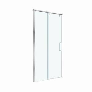 Душевая дверь в нишу BelBagno SOFT_CLOSE-1-BF-1-110-C-Cr профиль хром, стекло прозрачное, 110x200