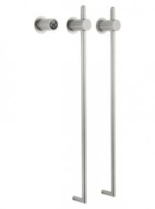 Полотенцесушитель электрический Wonzon & Woghand Bonn WW-AL402-BG брашированное золото