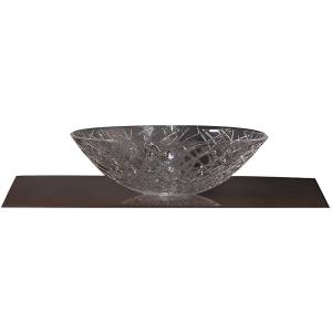 Столешница Armadi Art NeoArt 853-100-DB стекло 100см прямая Dark Brown