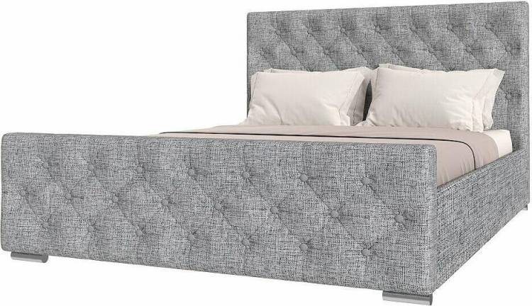 Кровать 1800х2000 НК-Мебель Интеро 72306778 Серый 110x189.4x220.5