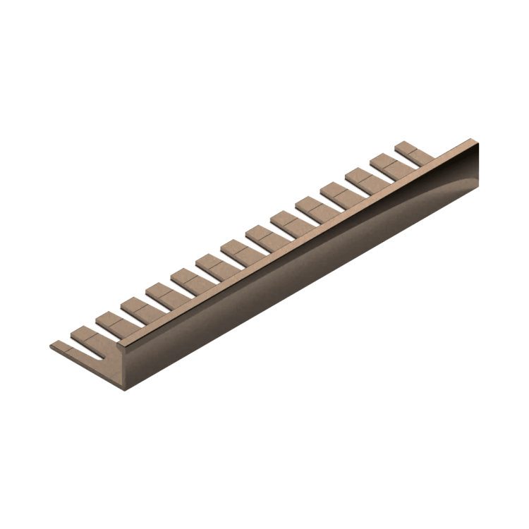 Профиль L-образный гибкий Neexy pv04-07 BBR бронза блестящая 270x0.8x2.15