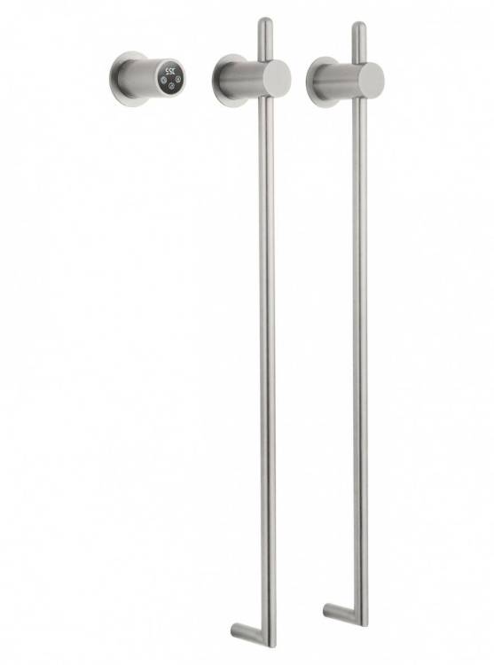 Полотенцесушитель электрический Wonzon & Woghand Bonn WW-AL402-BG брашированное золото