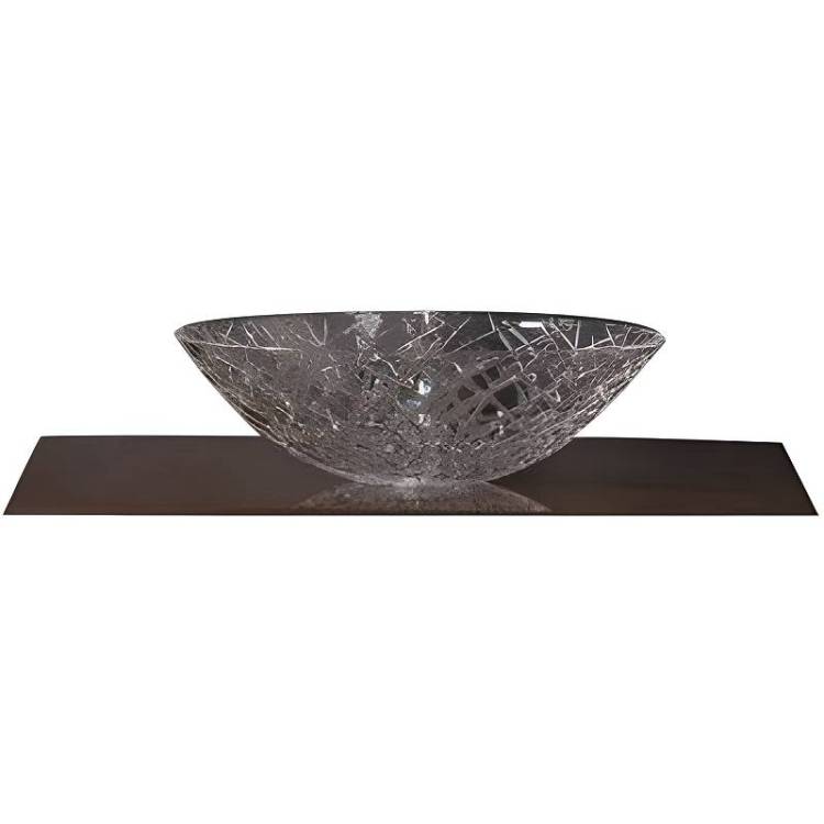 Столешница Armadi Art NeoArt 853-100-DB стекло 100см прямая Dark Brown