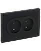 Розетка 2-местная IEK Forte&Piano FP-R20-10-1-K02 черный