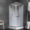 Душевая кабина AM.PM Gem W90C-403-090MT профиль матовый хром, стекло прозрачное, 90x90 фото 3