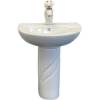 Раковина Comforty 0991W 00-00008371 со смесителем и пьдесталом