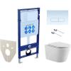Комплект SET AQUATEK ВЕГА-1905-013 KK-1 кнопка белая, унитаз безободковый, сиденье микролифт