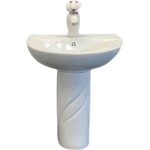 Раковина Comforty 0991W 00-00008371 со смесителем и пьдесталом