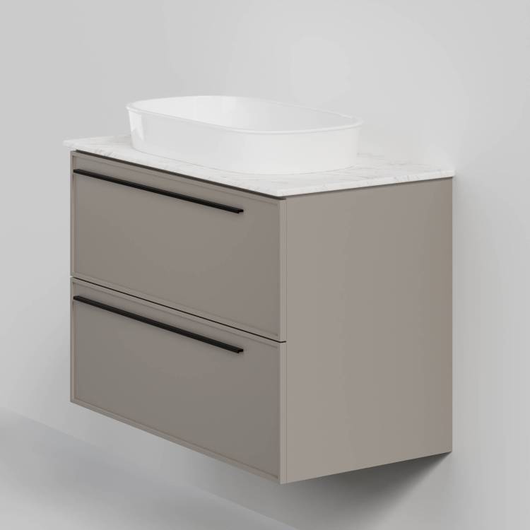 Тумба под раковину La Fenice Elba Twin Cappuccino 90 бежевый матовый