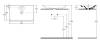 Раковина Isvea SistemaY Clear 10SY50065SV-2C антрацит матовый, 64.4x39.5 фото 5