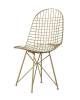 Набор из 4 стульев Stool Group Eiffel AFR-18B-P1 GL/WH X4 золотой с белой подушкой фото 7