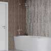 Душевой комплект AQUAme AQM8408BN шлифованный никель фото 5
