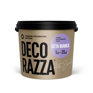Декоративное покрытие Decorazza Seta Bianca 5 кг