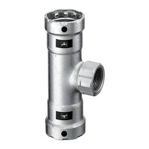 Тройник Viega Megapress с внутренней резьбой Ду 20 - 3/4 x Rp 1/2 x 3/4, модель 4217.2