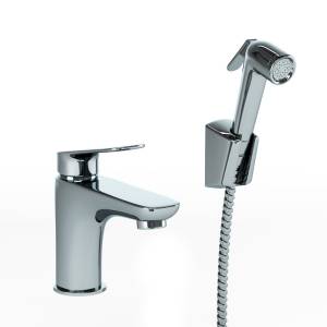 Смеситель для раковины Paini Laguna LACR205/574 с гигиеническим душем