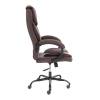 Кресло компьютерное Tetchair Oreon metalBL 25042 коричневый, велюр фото 2
