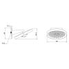 Душевой комплект Vincea Inspire VSFW-3I22MT3GM встраиваемый, термостат, двухрежимный, вороненная сталь фото 18