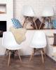 Набор из 4 стульев Stool Group Eames Style DSW Y801-V SEAT white x4 белый фото 3