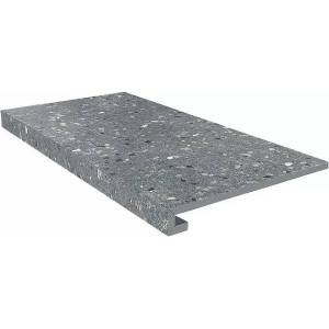 Ступень Kerama Marazzi Терраццо SG632820R\GCF Клееная Серый Темный 33x60