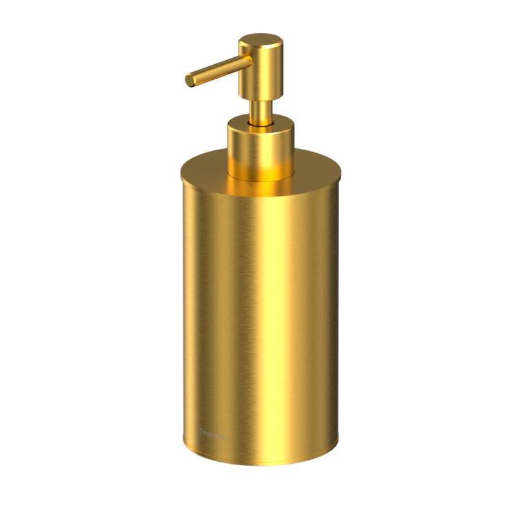 Дозатор для жидкого мыла WHITECROSS Ergo ER2246GLB настольный, золото брашированное