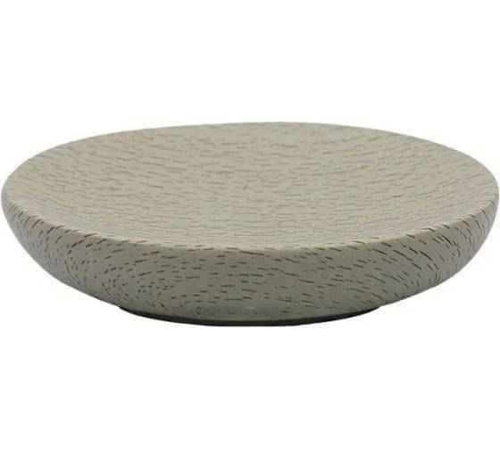 Мыльница Bath Plus Legno W-RE0793AА-SD серый