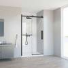 Душевая дверь Vincea Como Soft VDS-1CS120CLB 1200, черный, стекло прозрачное