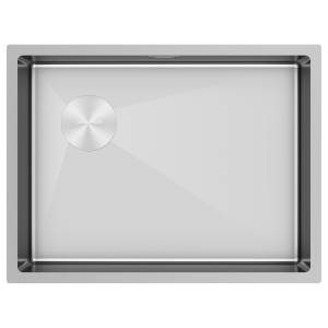 Мойка кухонная Paulmark Next-Skew 58-L Uni PM885844-L-BS брашированная сталь