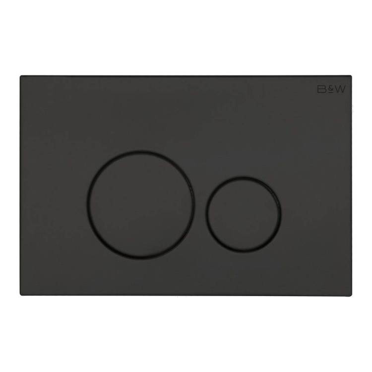 Кнопка смыва Black&White WPI-09510GM 24.4x16.2 Matt Gunmetal PVD