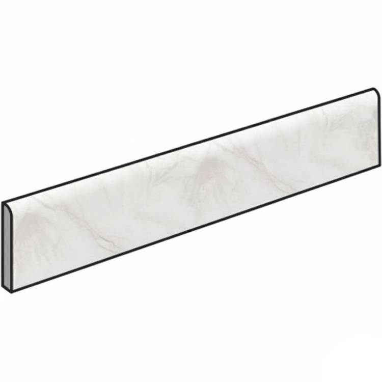 Плинтус Atlas Concorde Russia Forte dei Marmi Quark 610130007524 Oyster White Battiscopa Matt 7.2x80