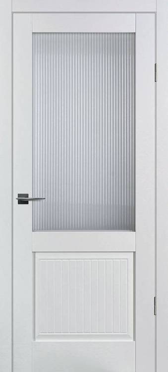 Межкомнатная дверь Profilo Porte PSC-57 полотно Агат, стекло Moru Optiwhite 600x2000
