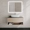 Тумба под раковину Kerama Marazzi Plaza Modern PLB.M.100.1\OAK.O подвесная 100 дуб орегон 1 ящик + полка фото 4