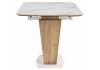 Стол Woodville Петир 588013 gilt white, дуб монтана 120(160)x80x75 фото 5