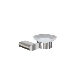 Мыльница Knotlor Блаженство SD102C хром, стекло матовое