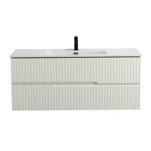 Тумба под раковину Cezares DUET-N-1200-2C-SO-AS-P Альпака брашированная, 120x45.7x50