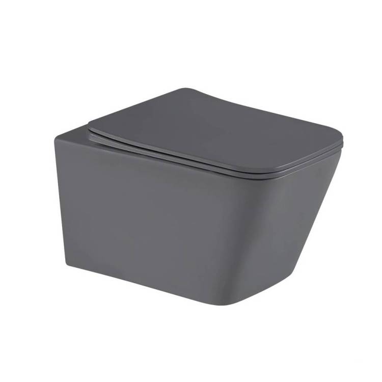 Унитаз подвесной Gid Tornado 62304Y Tr2143TF-Dgm серый матовый