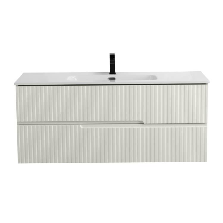 Тумба под раковину Cezares DUET-N-1200-2C-SO-AS-P Альпака брашированная, 120x45.7x50