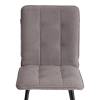 Стул Tetchair Bari LT 25242 серый, черный, велюр фото 6
