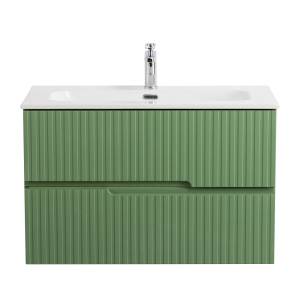 Тумба под раковину Cezares DUET-N-800-2C-SO-PS-P Фисташковый софт, 80x45.7x50