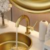 Смеситель для раковины Elghansa Radiant 1637181-MattGold матовое золото фото 8