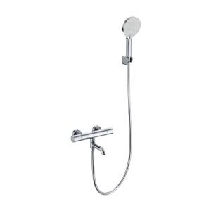 Смеситель для ванны Wonzon & Woghand WW-B3013-A1-CR термостатический, с душевым гарнитуром, хром