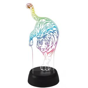 Светодиодная фигура Uniel ULI-M506 RGB/3AA Tiger/Black