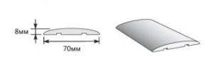 Наличник Л Л-12 (МиланОрех) МДФ Полукруглый 2150x70x8