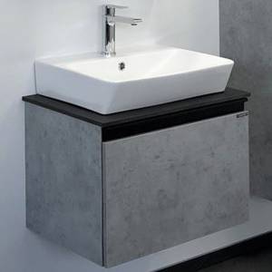Тумба с раковиной Comforty Эдинбург-60 00-00001928 бетон светлый