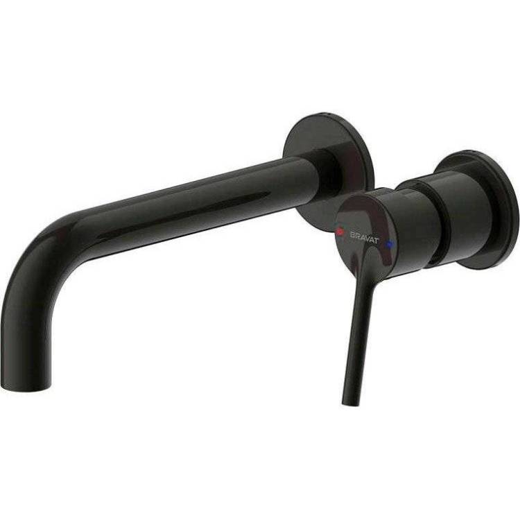 Смеситель для раковины Bravat P8461217BW-ENG черный